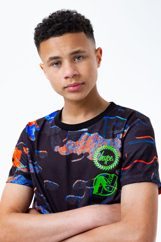 HYPE X NERF HEAT CAMO KIDS T-SHIRT