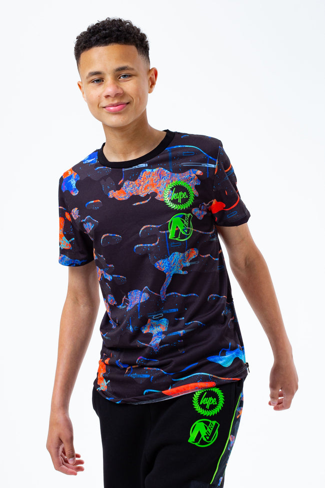 HYPE X NERF HEAT CAMO KIDS T-SHIRT