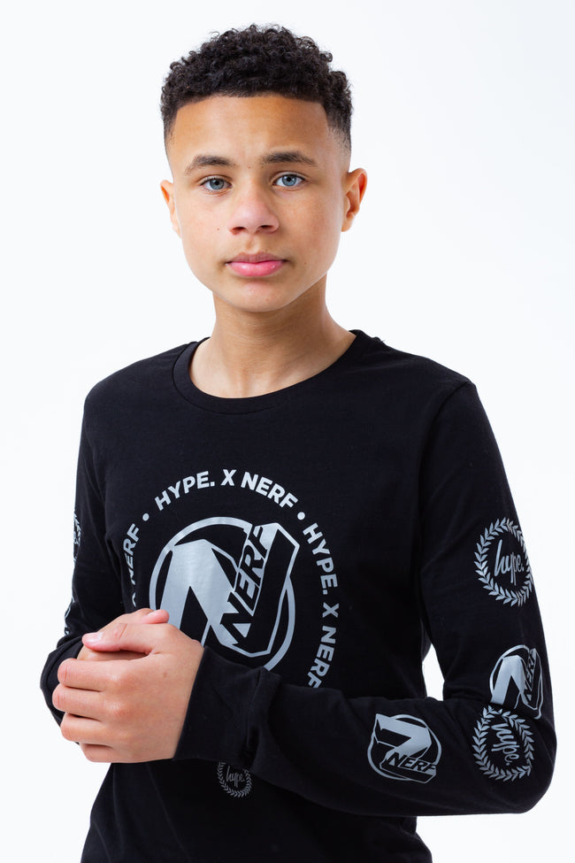 HYPE X NERF REFLECTIVE KIDS L/S T-SHIRT