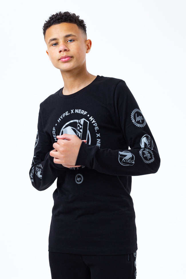 HYPE X NERF REFLECTIVE KIDS L/S T-SHIRT