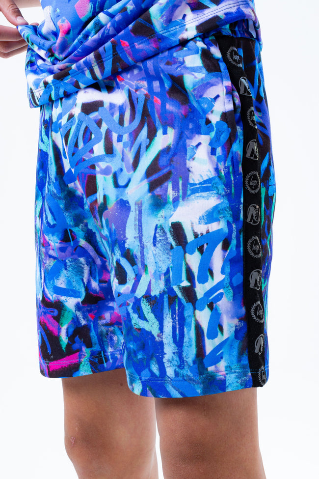 HYPE X NERF BLUE GRAFFITI KIDS SHORTS