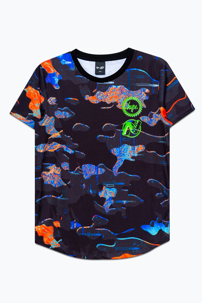 HYPE X NERF HEAT CAMO KIDS T-SHIRT