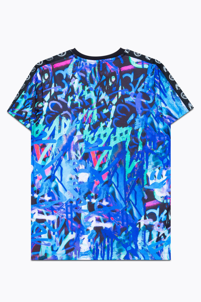 HYPE X NERF BLUE GRAFFITI KIDS T-SHIRT