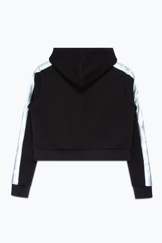 HYPE X NERF HOLO LOGO GIRLS CROP PULLOVER HOODIE