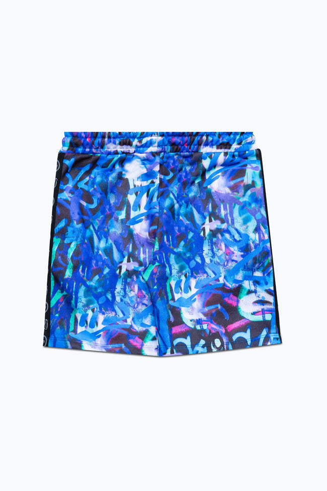 HYPE X NERF BLUE GRAFFITI KIDS SHORTS