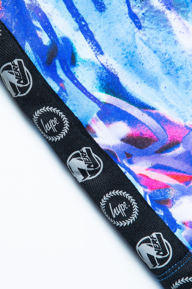 HYPE X NERF BLUE GRAFFITI KIDS SHORTS