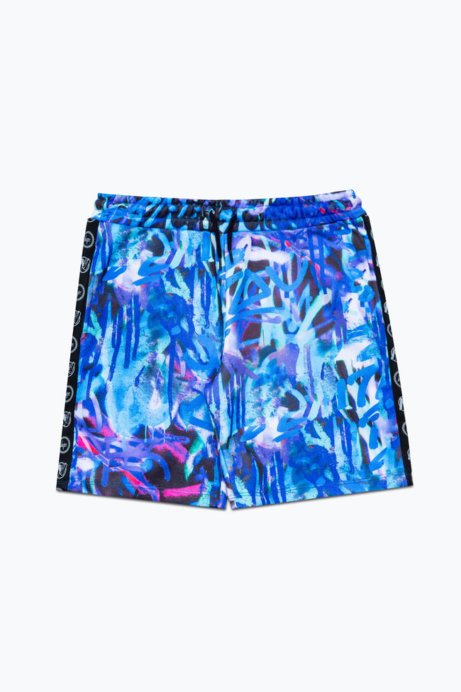 HYPE X NERF BLUE GRAFFITI KIDS SHORTS