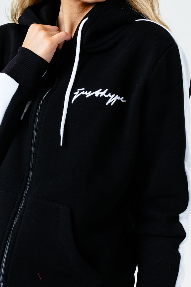 HYPE BLACK SCRIBBLE LOGO WOMEN'S TRACKSUIT SET