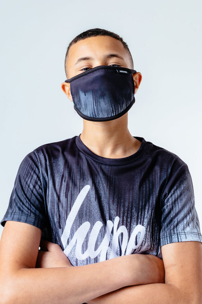 HYPE MONO DRIP KIDS T-SHIRT & FACE MASK SET