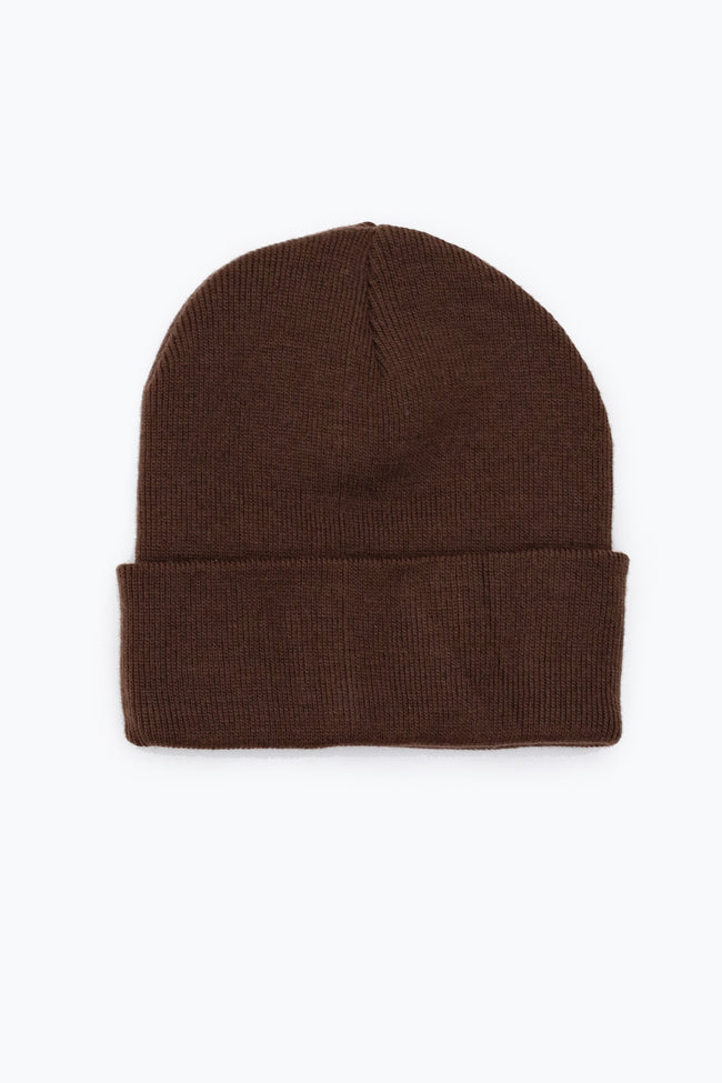 Hype Chocolate Script Beanie