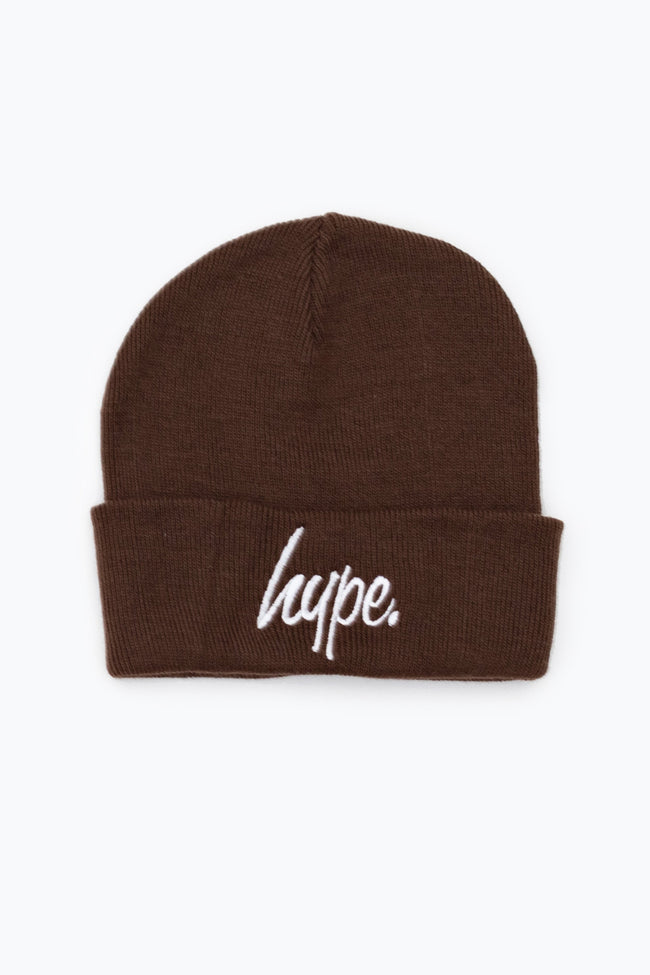 HYPE CHOCOLATE SCRIPT BEANIE