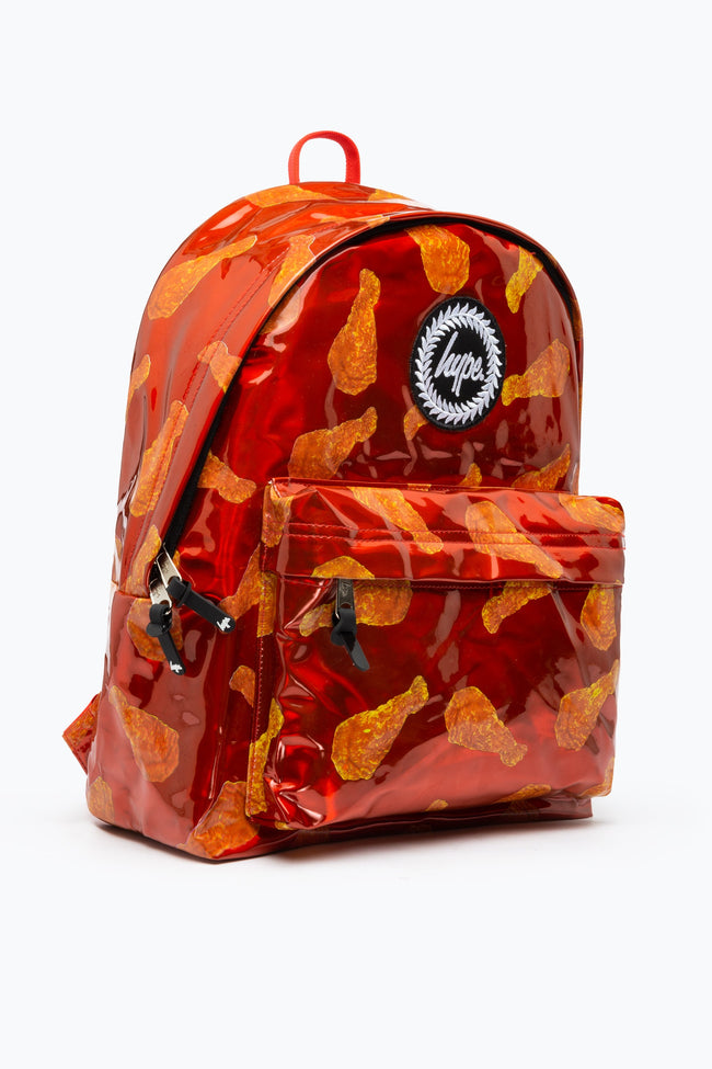 HYPE X KFC RED HOLOGRAPHIC BACKPACK