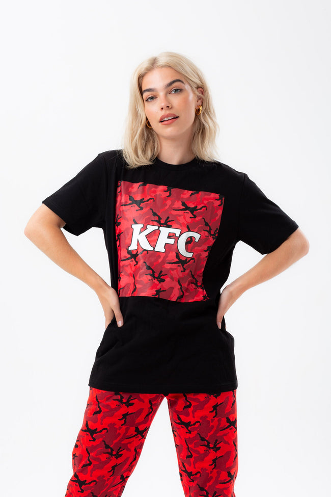 HYPE X KFC BLACK CAMOUFLAGE T-SHIRT