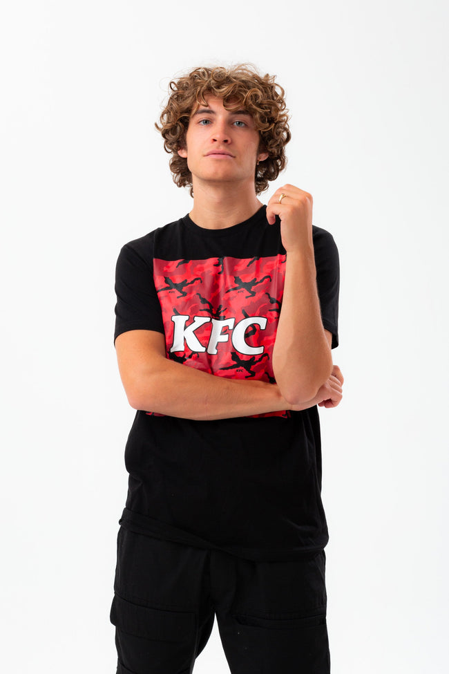 HYPE X KFC BLACK CAMOUFLAGE T-SHIRT