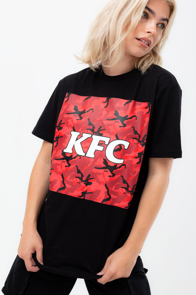 HYPE X KFC BLACK CAMOUFLAGE T-SHIRT