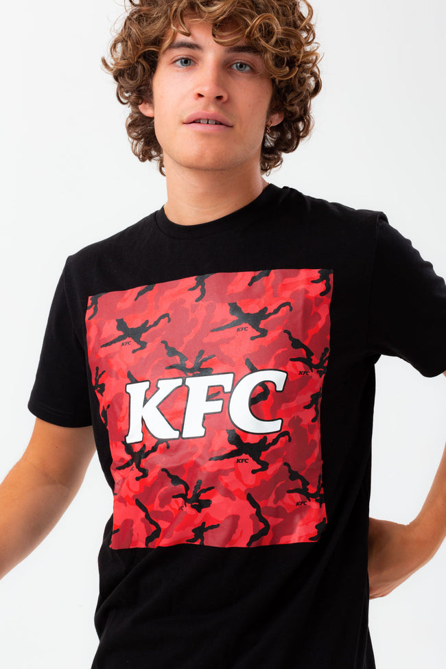 HYPE X KFC BLACK CAMOUFLAGE T-SHIRT