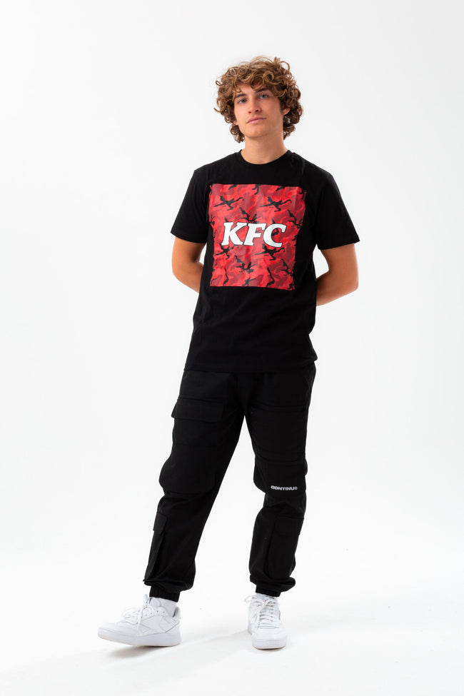 HYPE X KFC BLACK CAMOUFLAGE T-SHIRT