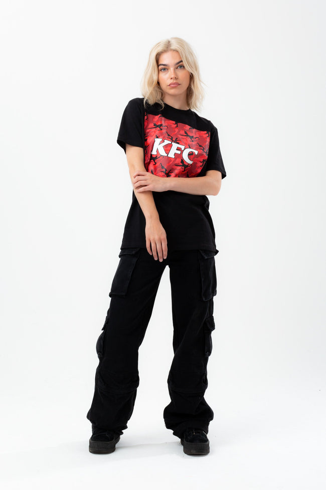 HYPE X KFC BLACK CAMOUFLAGE T-SHIRT