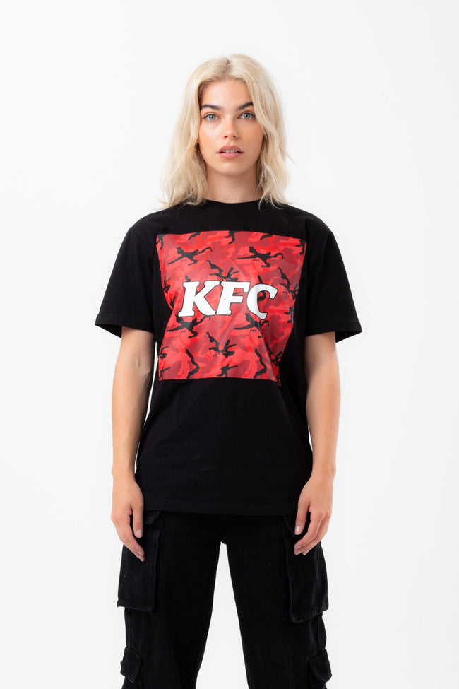 HYPE X KFC BLACK CAMOUFLAGE T-SHIRT