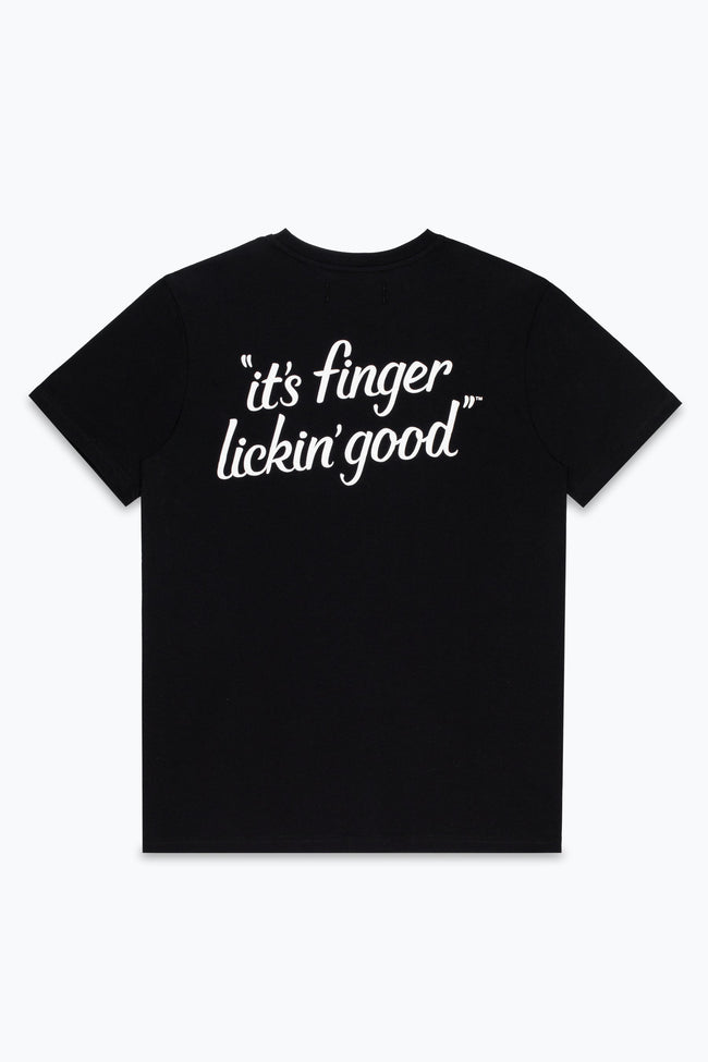 HYPE X KFC BLACK 'IT'S FINGER LICKIN' GOOD' T-SHIRT