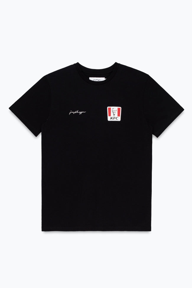 HYPE X KFC BLACK 'IT'S FINGER LICKIN' GOOD' T-SHIRT