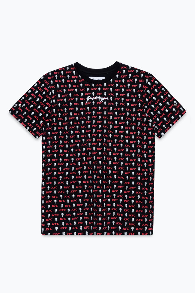 HYPE X KFC BLACK LOGO T-SHIRT