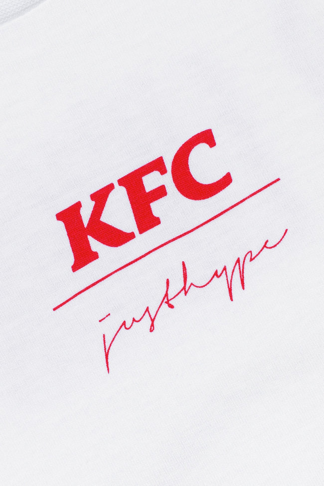 HYPE X KFC WHITE COLONEL 'FINGER LICKIN' GOOD' T-SHIRT