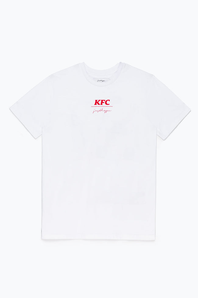 HYPE X KFC WHITE COLONEL 'FINGER LICKIN' GOOD' T-SHIRT