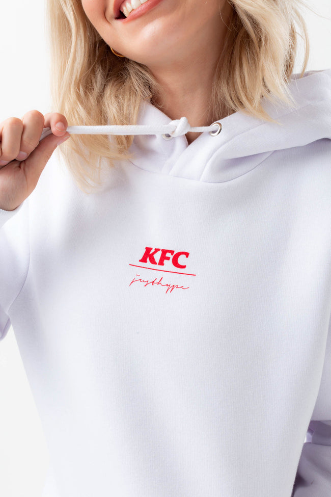 HYPE X KFC WHITE 'FINGER LICKIN' GOOD' HOODIE