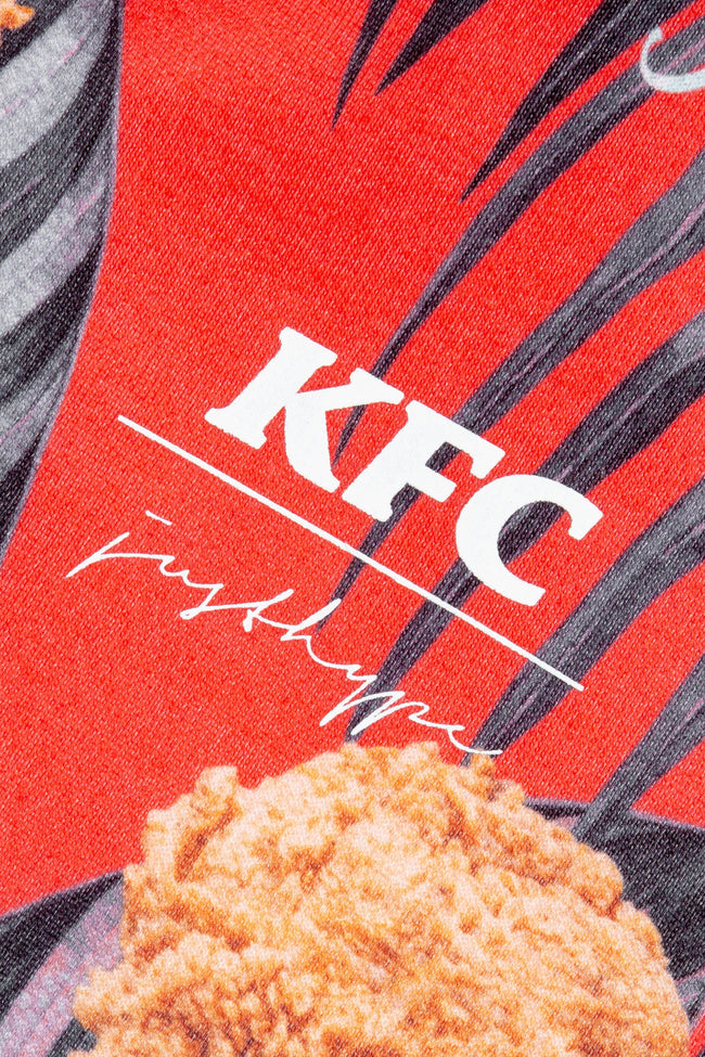 HYPE X KFC RED PALM PRINT HOODIE