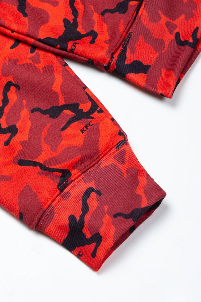 HYPE X KFC RED CAMOUFLAGE HOODIE