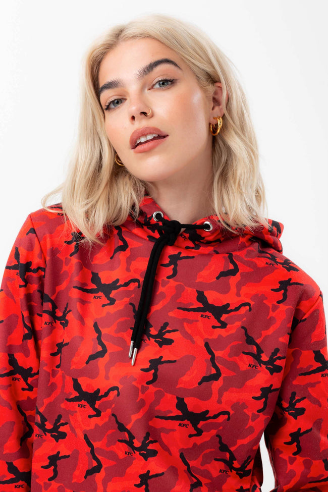 HYPE X KFC RED CAMOUFLAGE HOODIE