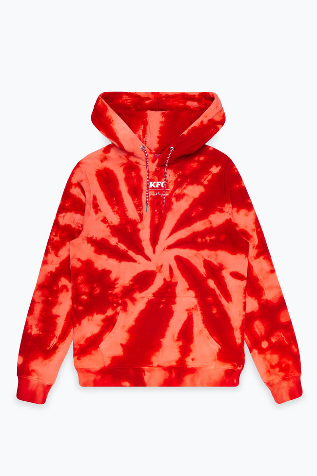 HYPE X KFC RED TIE-DYE HOODIE