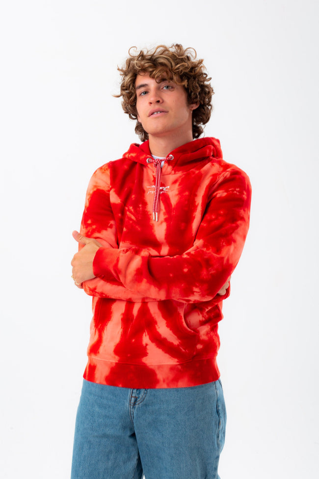 HYPE X KFC RED TIE-DYE HOODIE