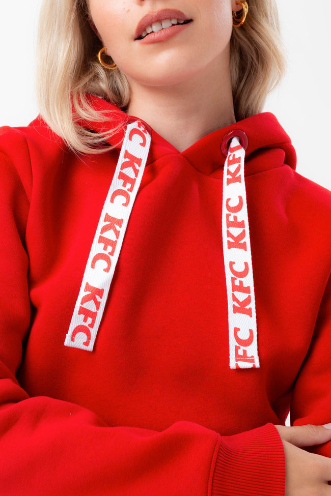 HYPE X KFC RED DRAWSTRING HOODIE