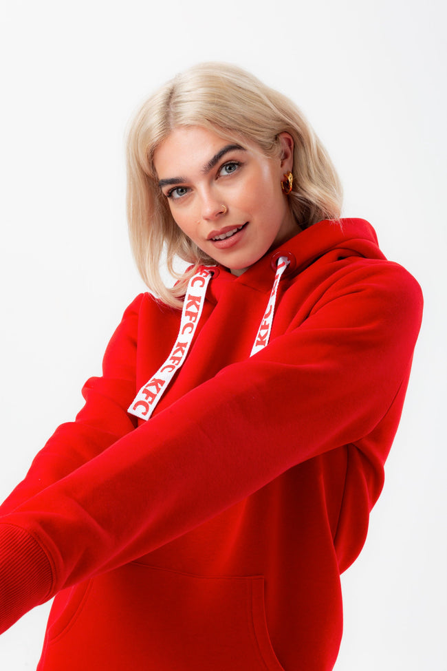 HYPE X KFC RED DRAWSTRING HOODIE