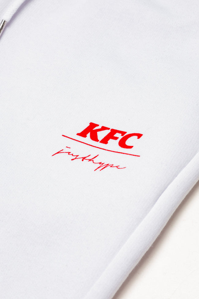 HYPE X KFC WHITE 'FINGER LICKIN' GOOD' ADULT JOGGERS