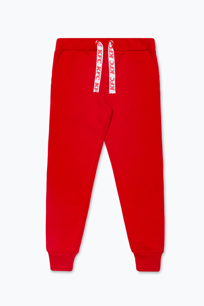 HYPE X KFC RED DRAWSTRING ADULT JOGGERS