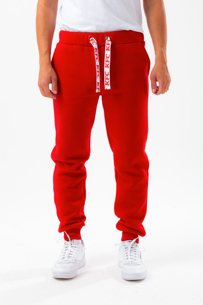 HYPE X KFC RED DRAWSTRING ADULT JOGGERS