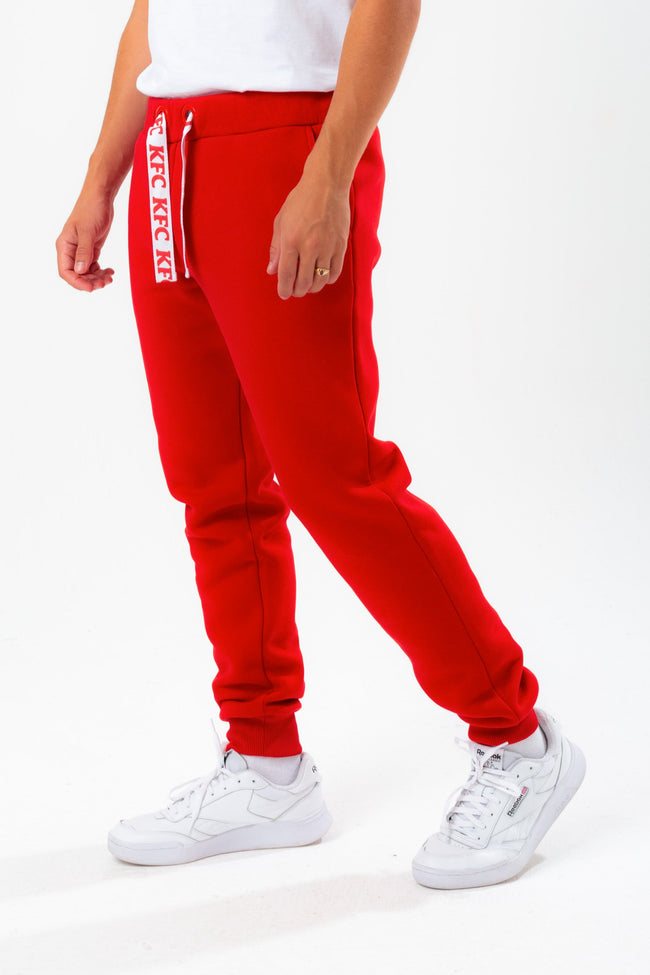 HYPE X KFC RED DRAWSTRING ADULT JOGGERS