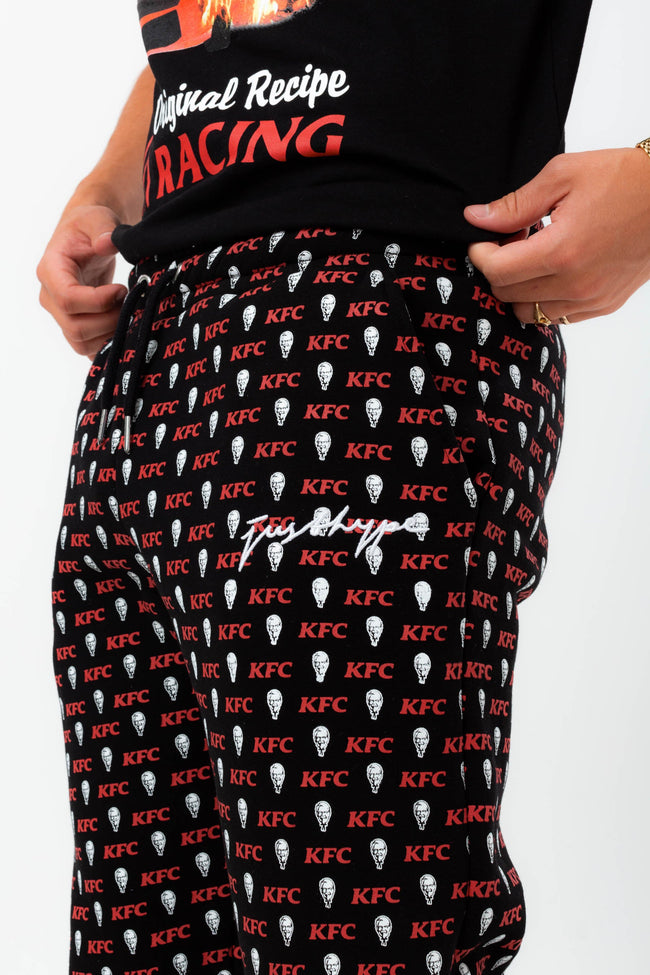 HYPE X KFC BLACK LOGO ADULT JOGGERS