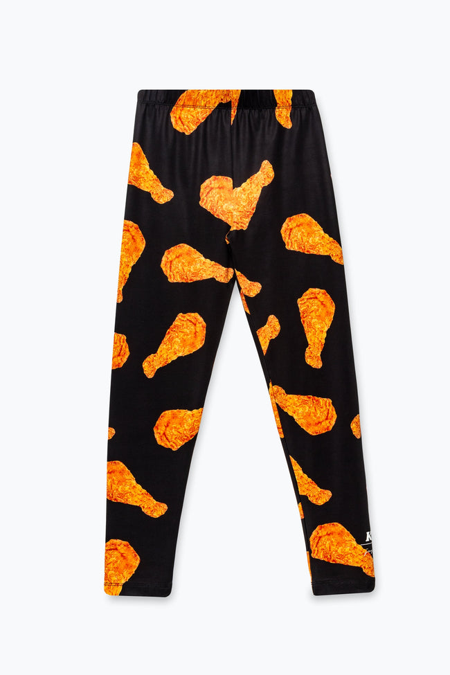 HYPE X KFC  BLACK ORIGINAL RECIPE WOMENS LEGGINGS