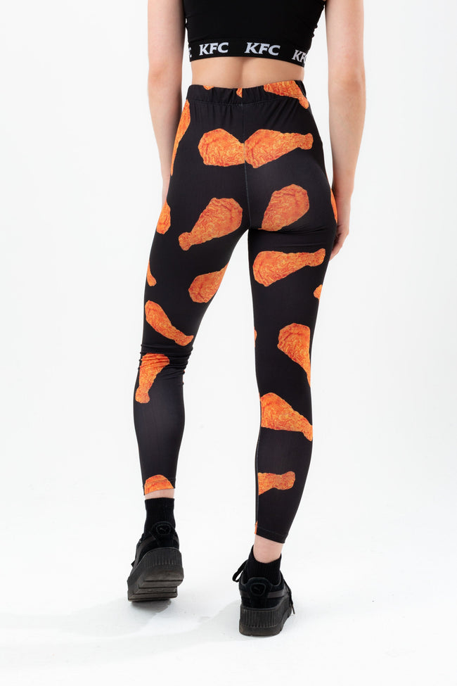 HYPE X KFC  BLACK ORIGINAL RECIPE WOMENS LEGGINGS