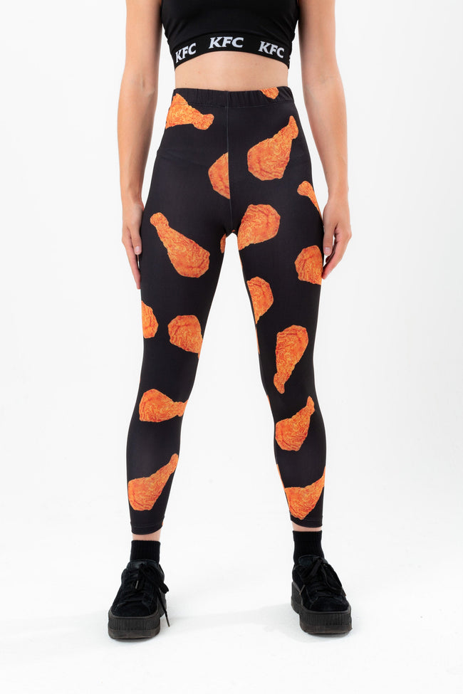 HYPE X KFC  BLACK ORIGINAL RECIPE WOMENS LEGGINGS