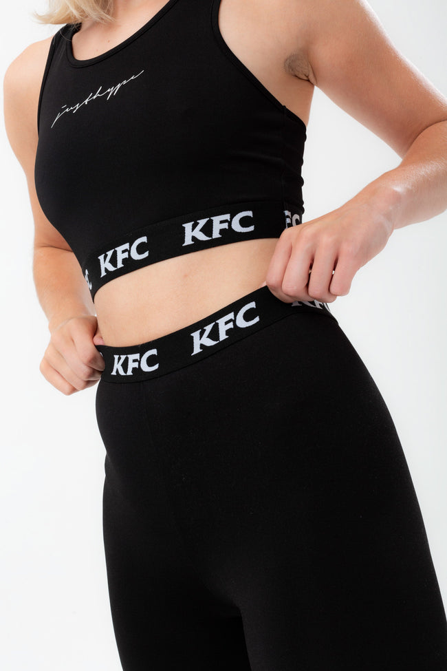 HYPE X KFC BLACK LEGGINGS