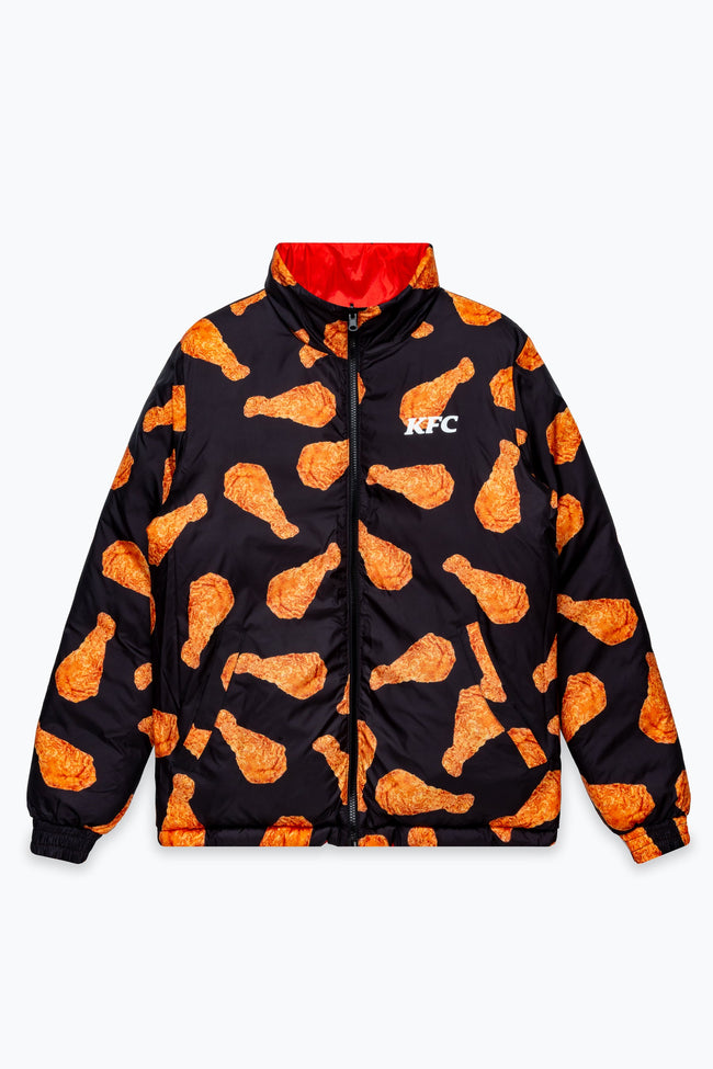 HYPE X KFC RED & BLACK ORIGINAL RECIPE REVERSIBLE ADULT JACKET