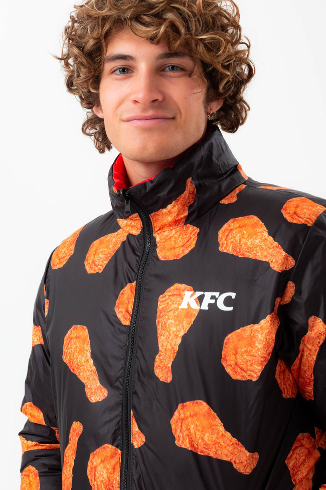 HYPE X KFC RED & BLACK ORIGINAL RECIPE REVERSIBLE ADULT JACKET