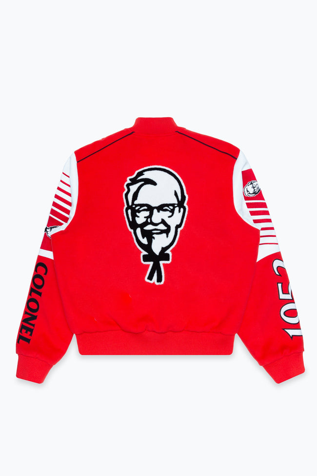 HYPE X KFC RED LEGACY BOMBER ADULT JACKET