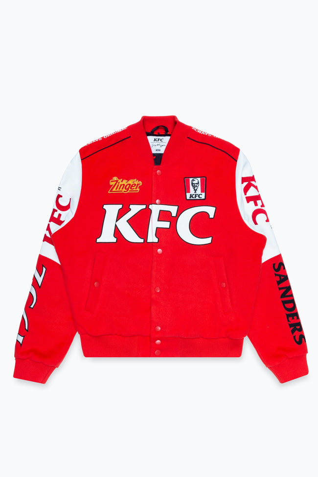 HYPE X KFC RED LEGACY BOMBER ADULT JACKET