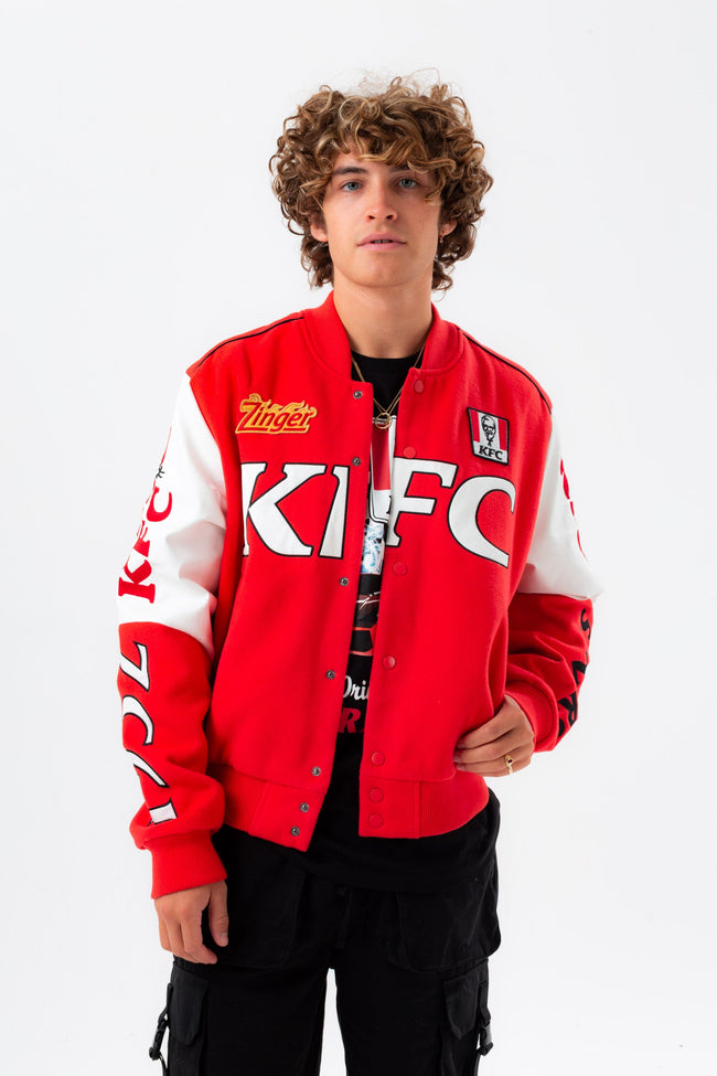 HYPE X KFC RED LEGACY BOMBER ADULT JACKET